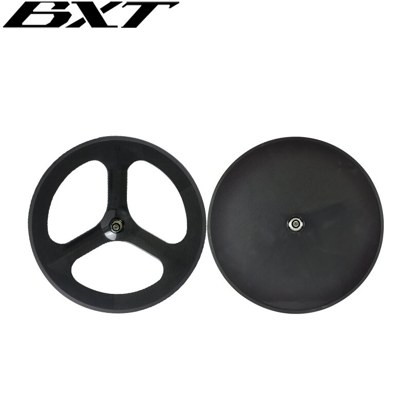 Carbon Bike Wheels Manufacturer - OEM 700C Track Fixed Gear 88mm 3 Spoke