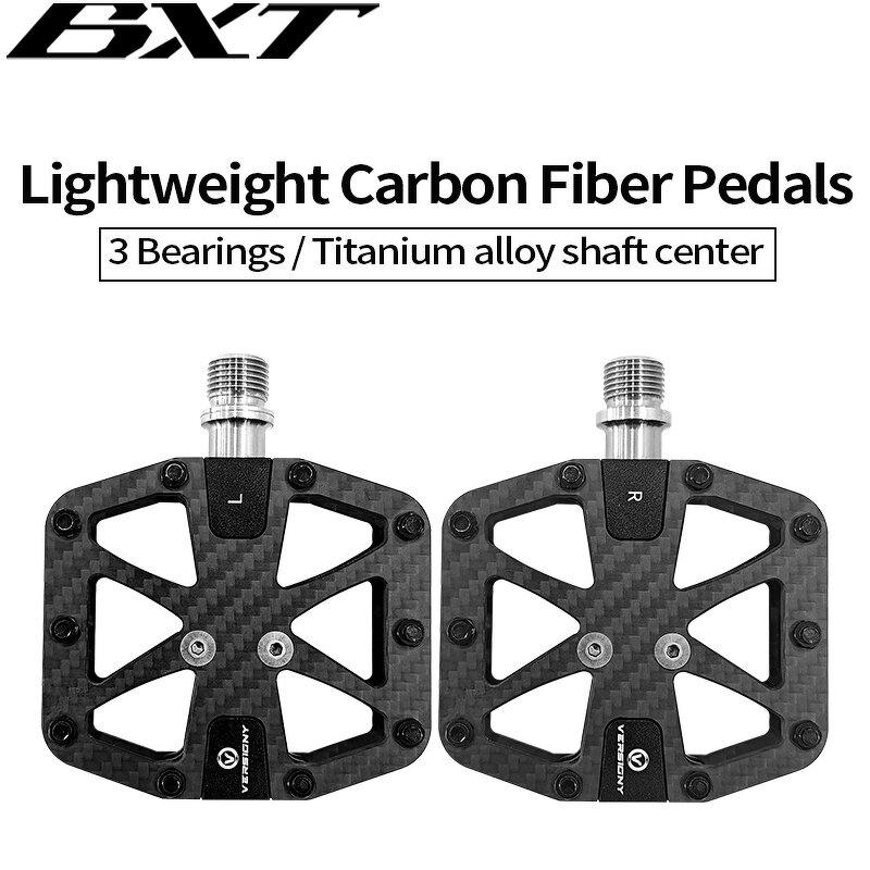 Bike Pedals Manufacturer - OEM Ultra-Light 3 Bearing Carbon Fiber Axle