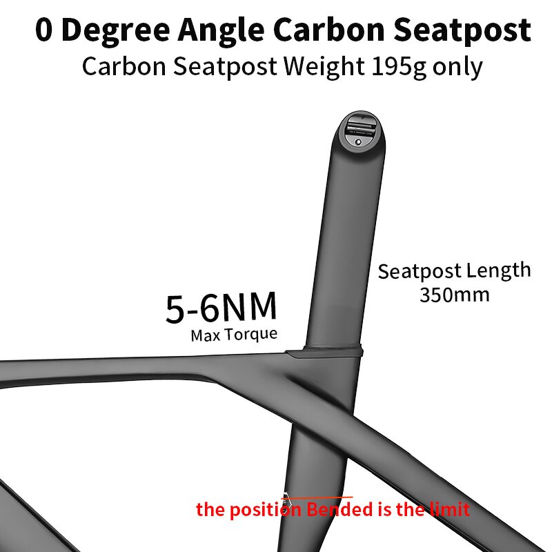 Road Bike Frame Manufacturer - OEM 2024 Carbon Disc Di2 Fully Hidden Line T47