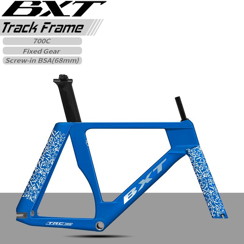 Track Bike Frame Manufacturer - OEM 2025 T1000 Carbon Fixed Gear Track Frameset