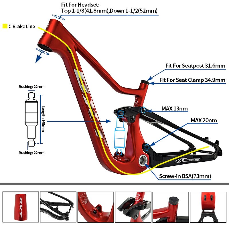 MTB Carbon Frame Manufacturer - OEM 24er Full Suspension Teenager Sport Bike