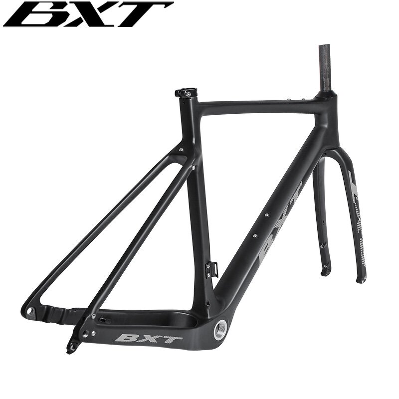 Gravel Bike Frameset Manufacturer - OEM 700c Carbon Hidden Cable Di2 Disc
