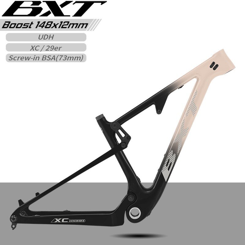 Full Suspension MTB Frame Manufacturer - OEM 29er Disc Brake 142mm&148mm Boost