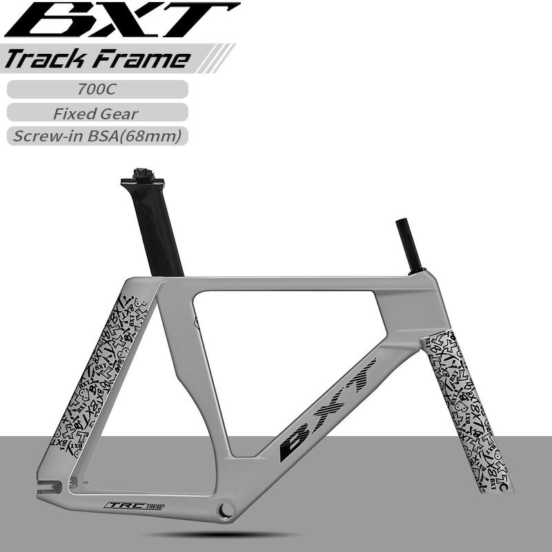 Track Frame Manufacturer - OEM TRC-195 Carbon Fixed Gear 700C Fit 28C Tire