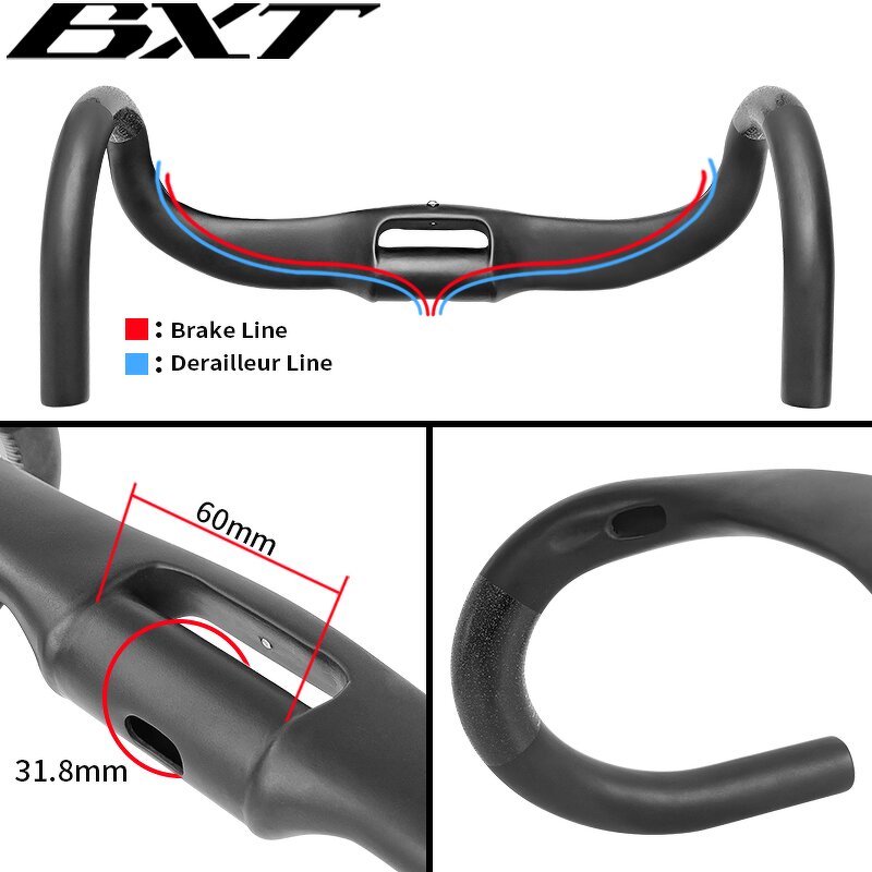 Carbon Handlebars Manufacturer - OEM Full Carbon Aero Internal Cable Drop Bar