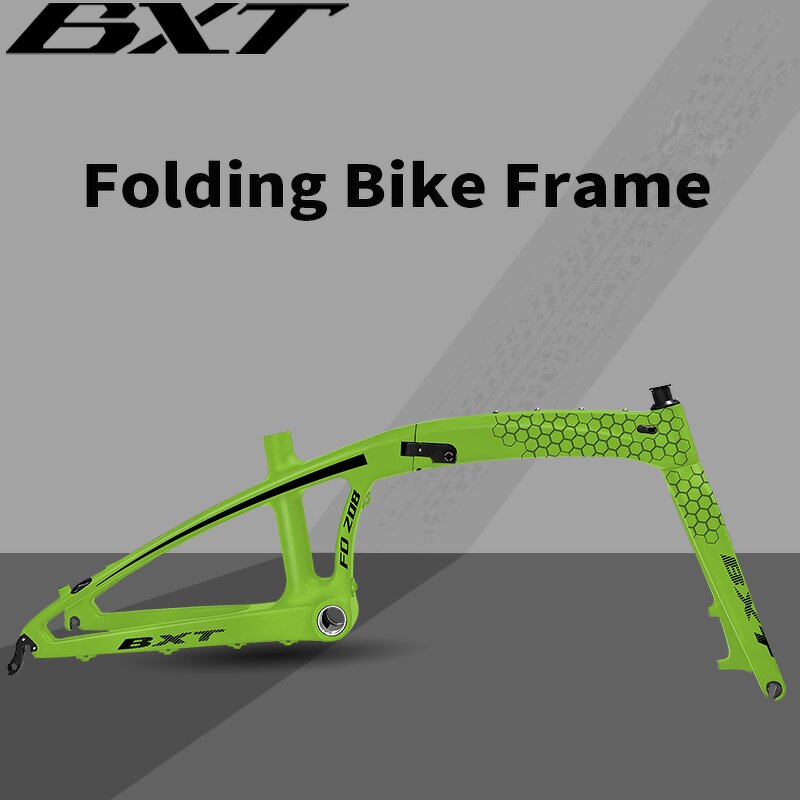 Folding Bike Frame Manufacturer - OEM Ultralight 20 Inch Carbon Disc BSA Frame