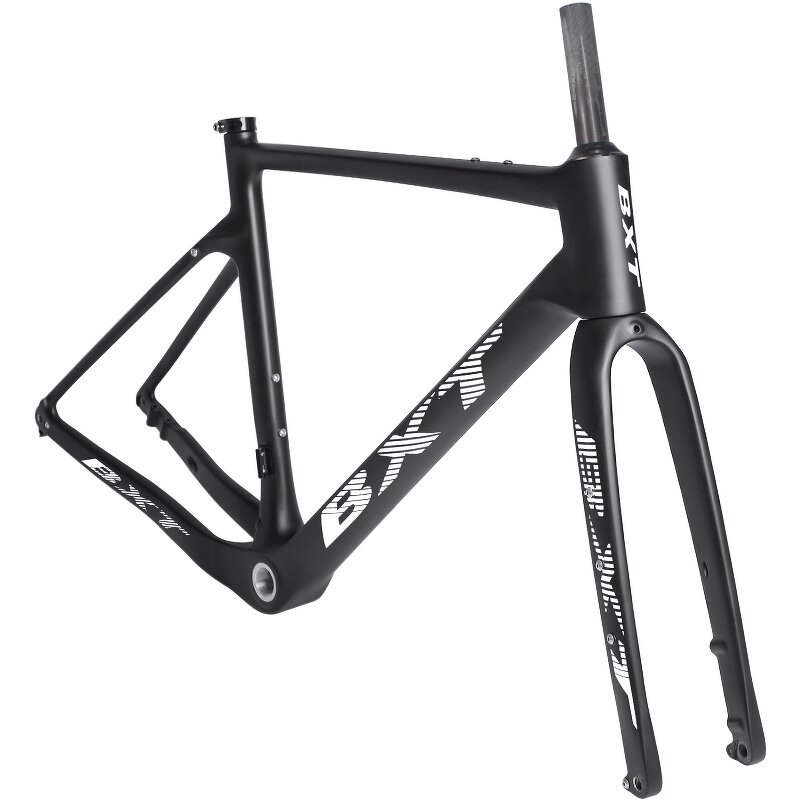 Gravel Bike Frameset Manufacturer - OEM 700c Carbon Hidden Cable Di2 Disc