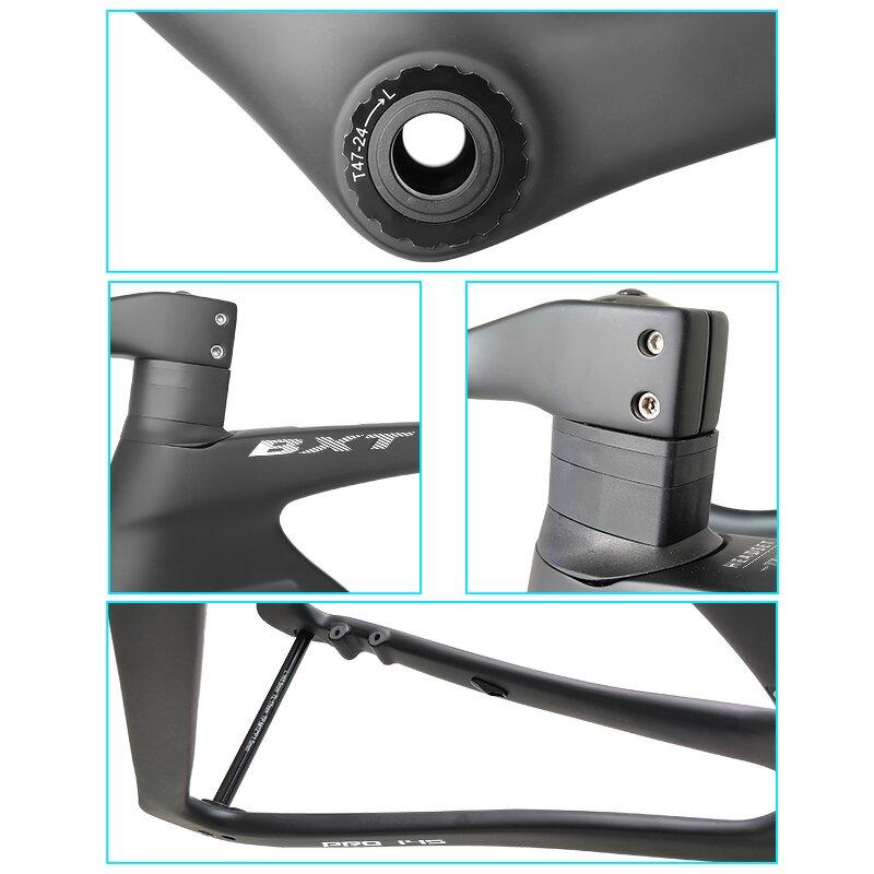 Road Frame Manufacturer - OEM T800 Carbon 2024 Fully Hidden Line Di2 Disc Brake