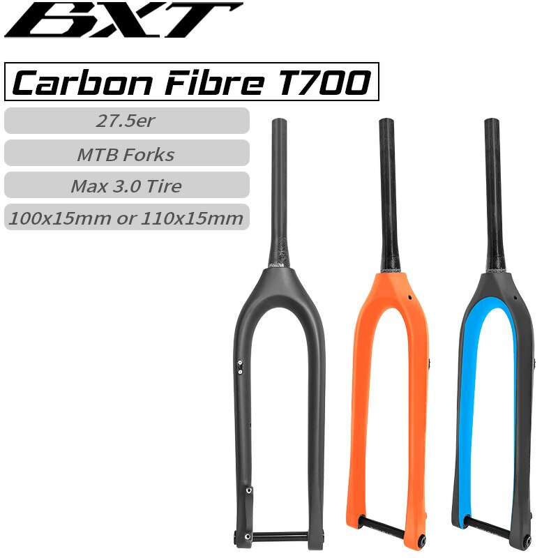 MTB Fork Manufacturer - OEM 2025 Carbon 27.5er Rigid Disc Thru Axle Fork