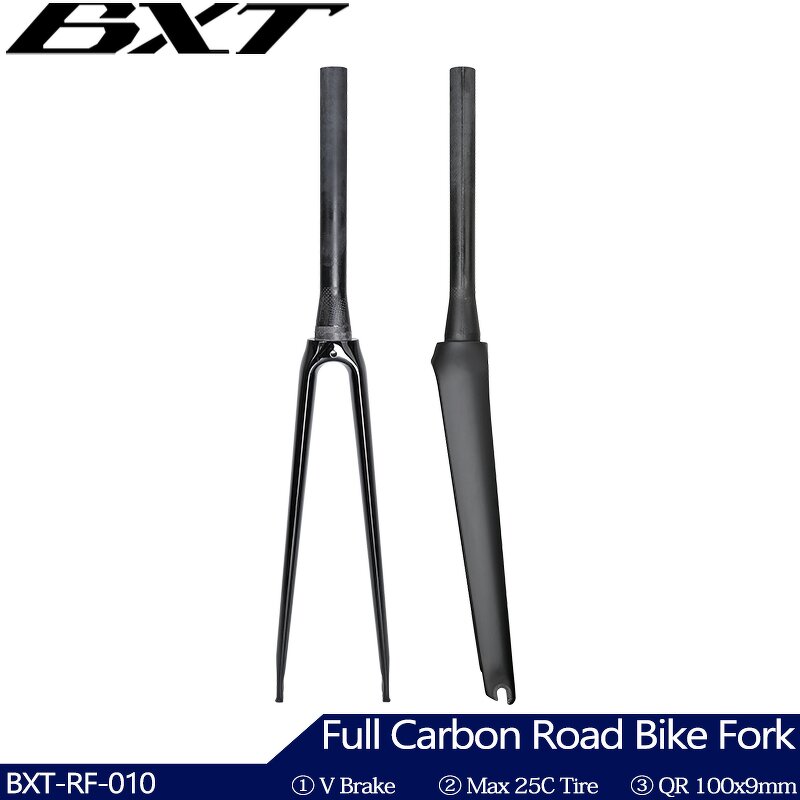Carbon Road Fork Manufacturer - OEM 700C V Brake Racing Bike Hard Fork OEM