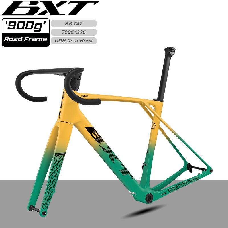 Bicycle Frame Manufacturer - OEM 700C Carbon Fork Disc Brake Frame UDH Rear Hook