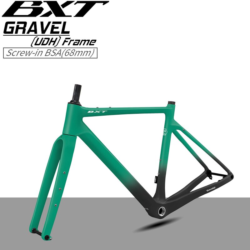 Gravel Bike Frame Manufacturer - OEM UDH Carbon Fully Hidden Cable Carbon Frame