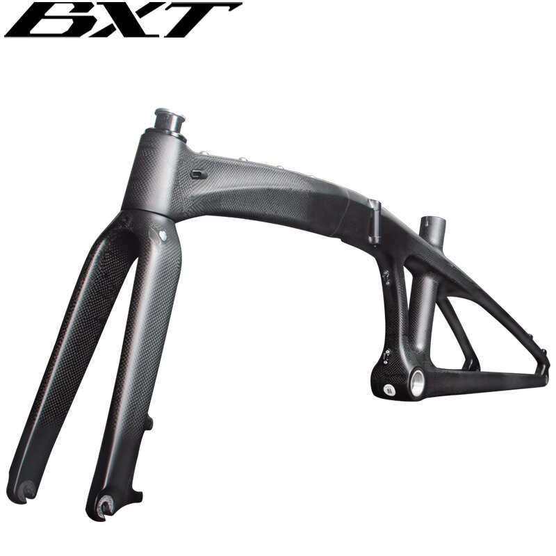 Folding Bike Frame Manufacturer - OEM 20inch Carbon T1000 Disc Brake BSA