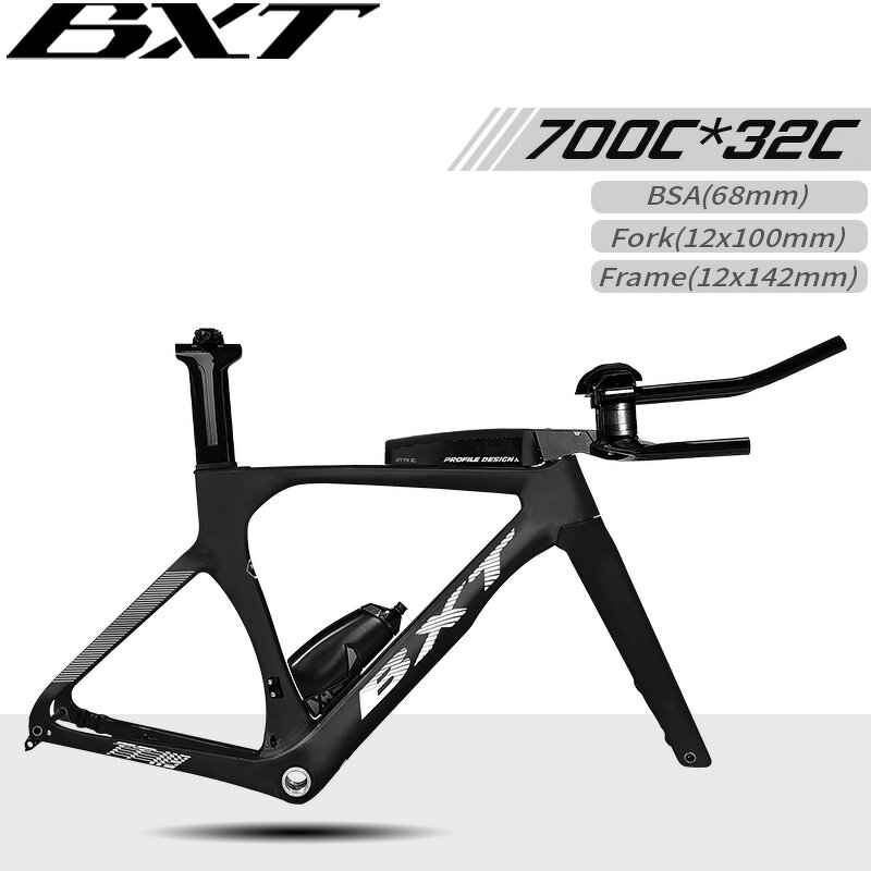 TT Bike Frame Manufacturer - OEM T1000 Carbon Time Trial Disc Triathlon Frame