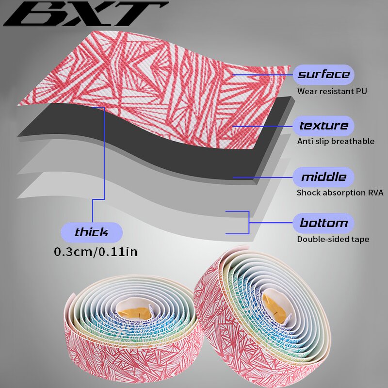 Bicycle Handlebar Tape Manufacturer - OEM Super Gradient Cork Non-Slip Tape