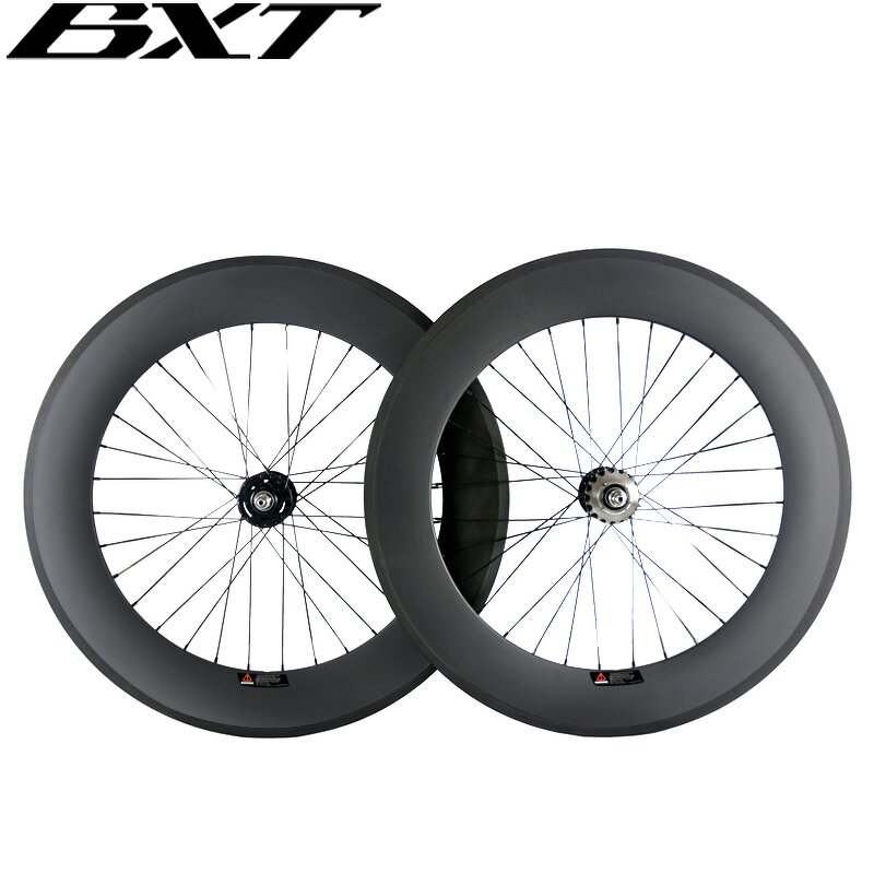 Carbon Bike Wheels Manufacturer - OEM 700C Track Fixed Gear 88mm 3 Spoke