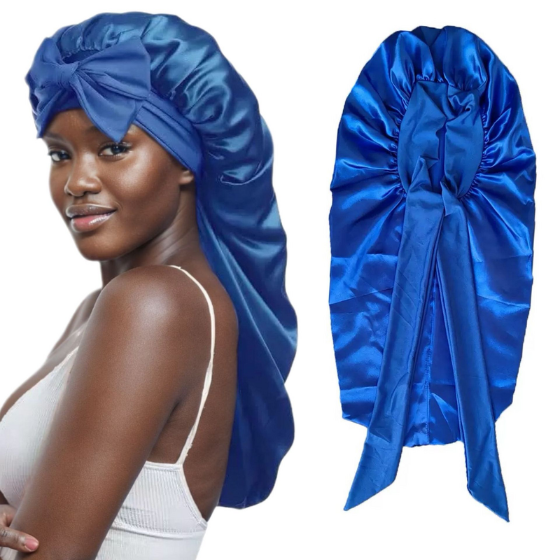 Sleep Cap Supplier - Custom Adjustable Satin Silk Bow Design