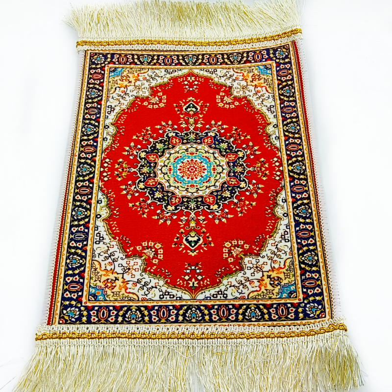 Prayer Mat Supplier - Foldable Ice Silk Tassel Carpet for Camping
