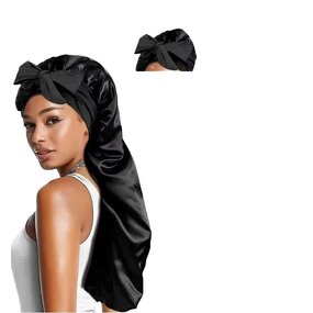 Sleep Cap Supplier - Custom Adjustable Satin Silk Bow Design