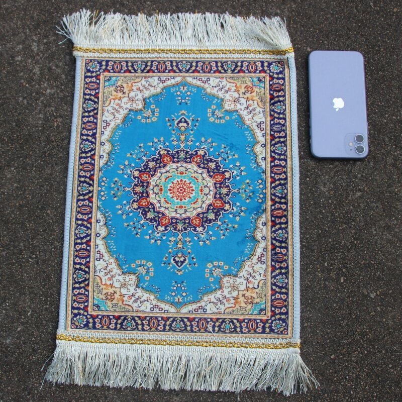 Prayer Mat Factory - OEM Washable Ice Silk Embroidery Design
