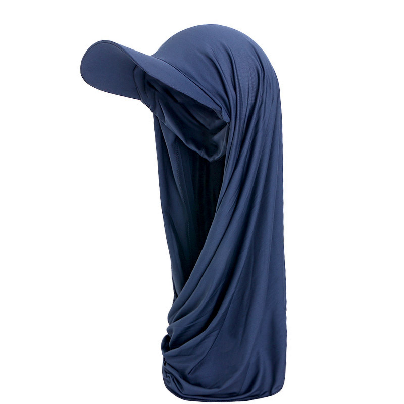 Muslim Headscarf Supplier - Custom Brim Square Shawl & Sunhat