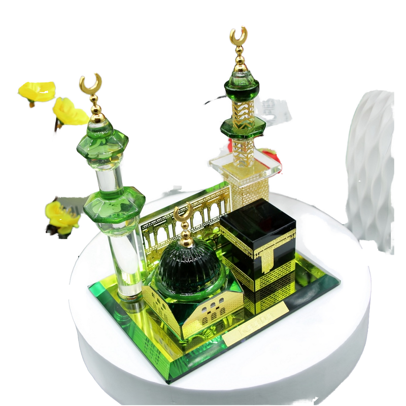 Crystal Glass Decor Manufacturer - Portable Islamic Table Centerpiece