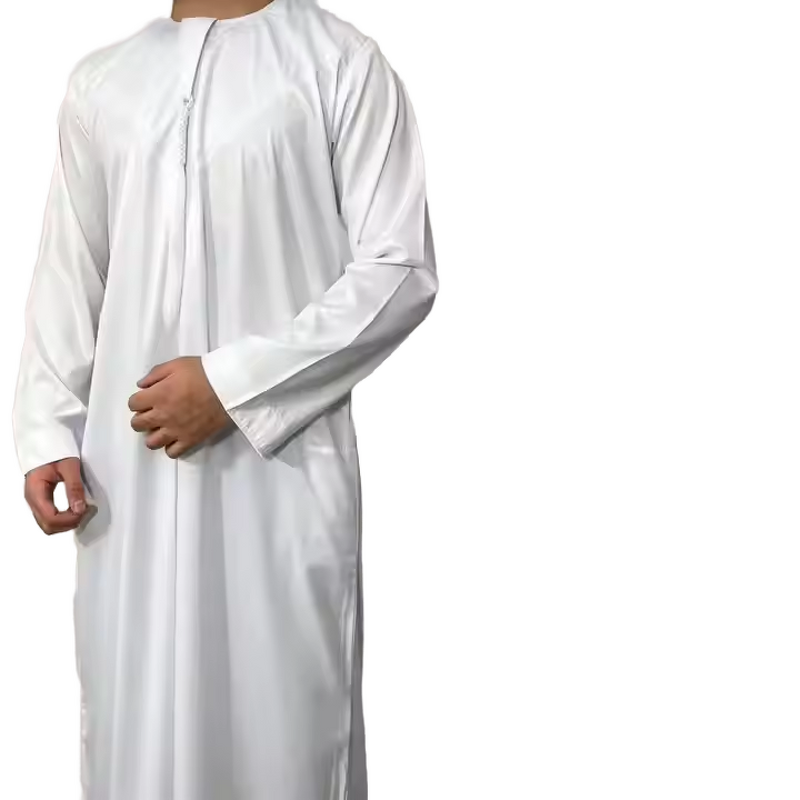 Men's Thobe Manufacturer - Custom Prayer Robe with Pockets Factory
