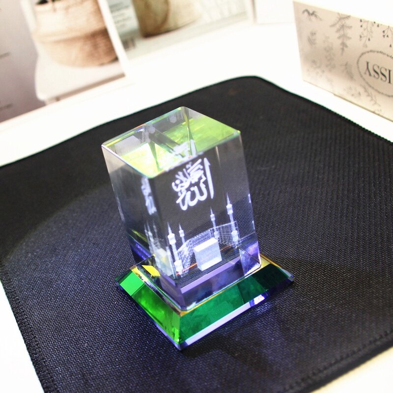 Ramadan Decorations Manufacturer - Crystal Glass Wall Table Ornament