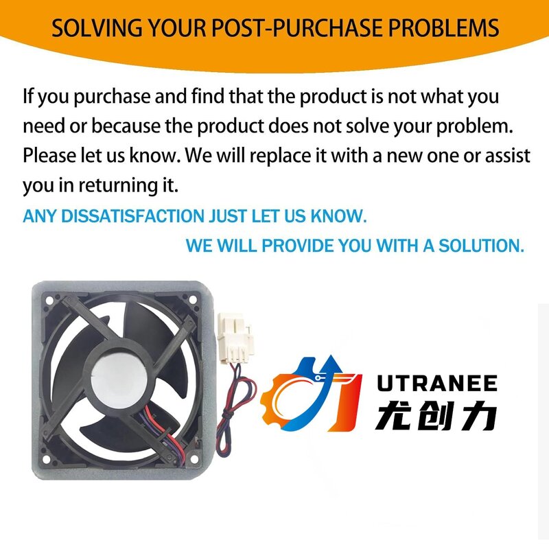 DC Electric Cooling Fan Factory - 12V OEM U92C12MS1B3-52 for Refrigerator