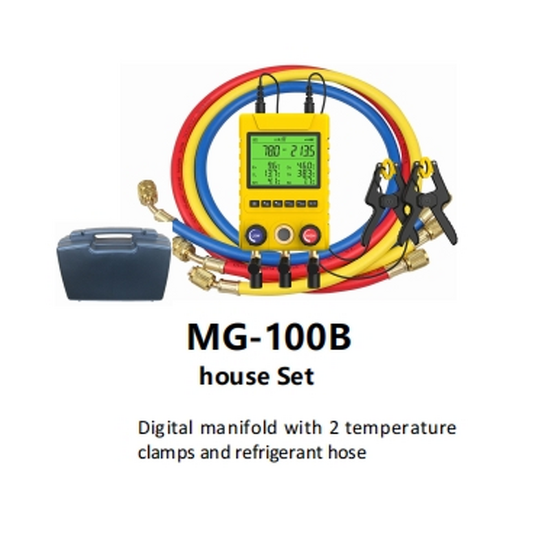 Digital Refrigerant Pressure Gauge Factory - MG-100 Extra Large Display
