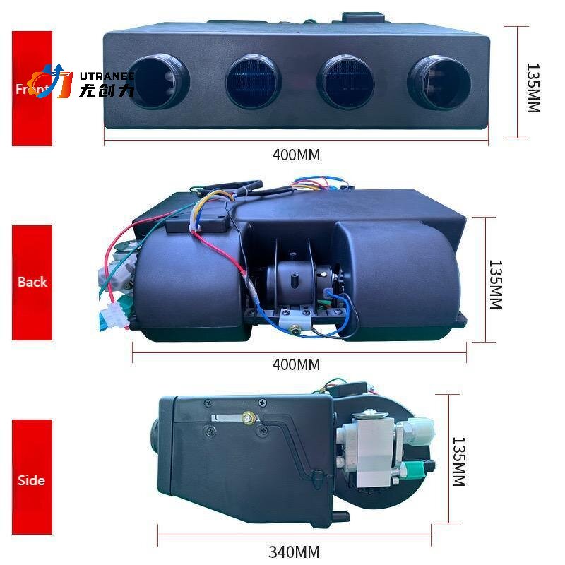 Bus Truck AC Evaporator Manufacturer - 3 Speed 6 Port 12V Underdash Assembly