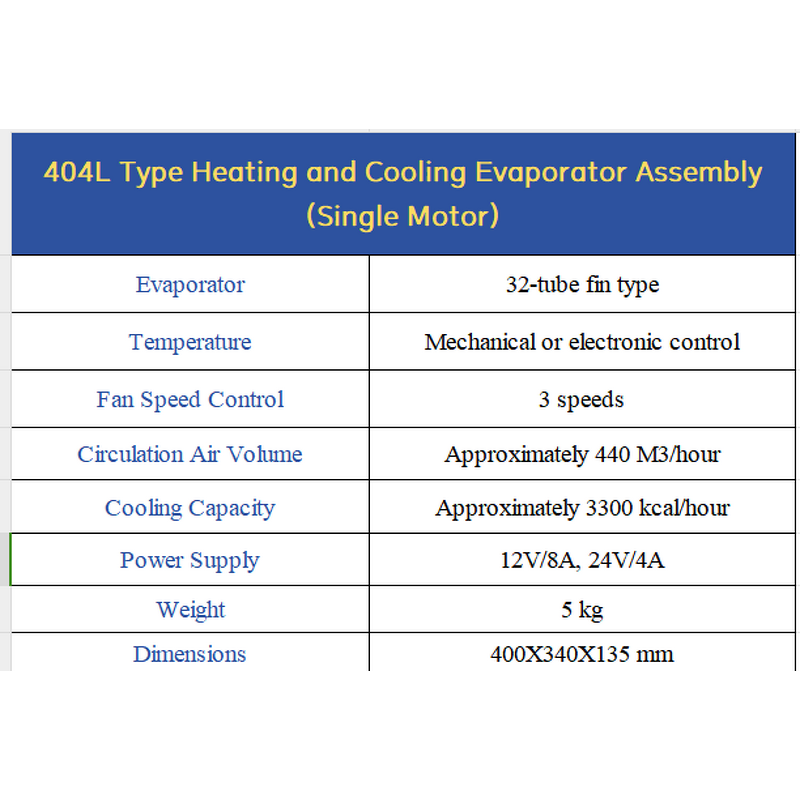 Bus Truck AC Evaporator Manufacturer - 3 Speed 6 Port 12V Underdash Assembly