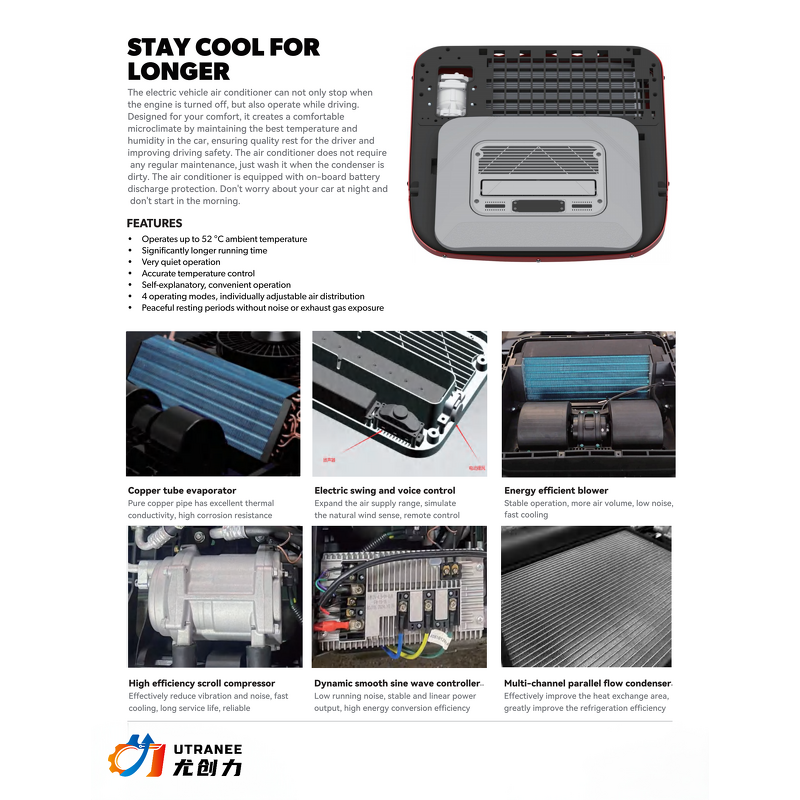 Truck Parking Air Conditioner Manufacturer - 12V/24V Roof Top Cooler Wholesale