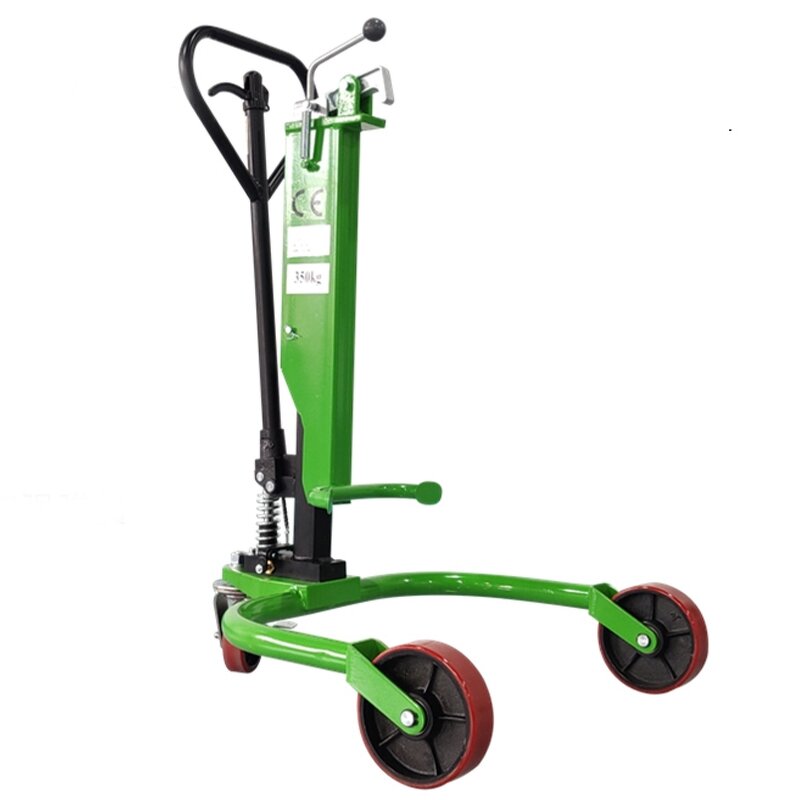 Drum Cart Supplier - 3 Wheel Steel Oil Drum Caddy Trolley