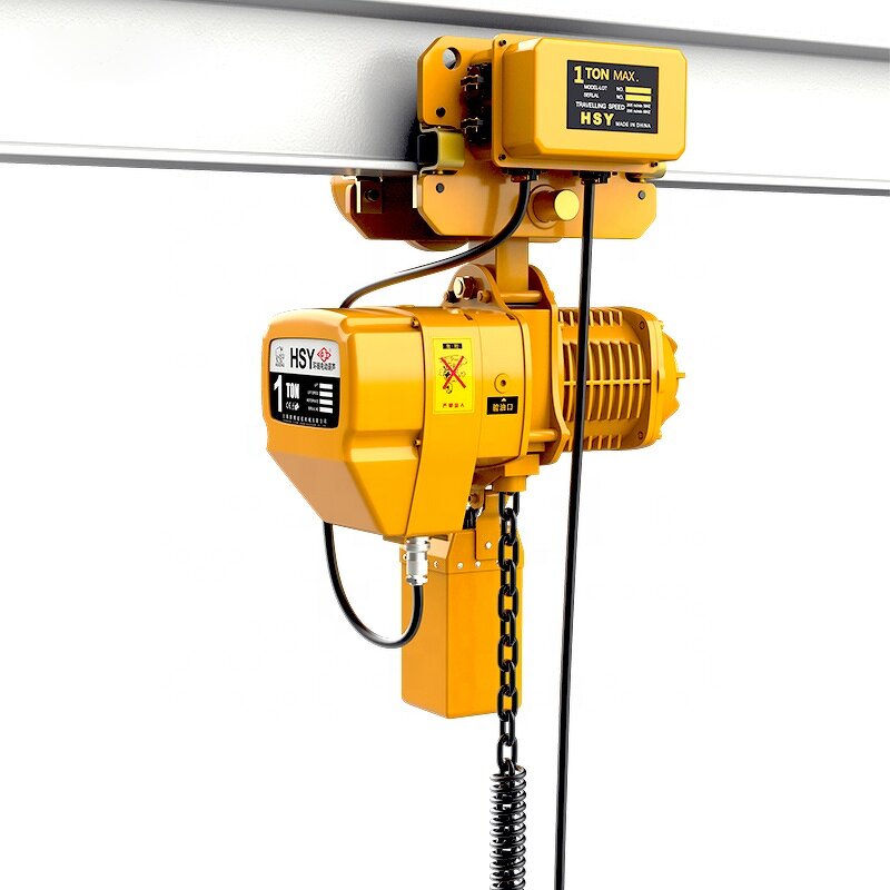 Electric Chain Hoist Factory - 1-2 Ton Trolley Track Hoist