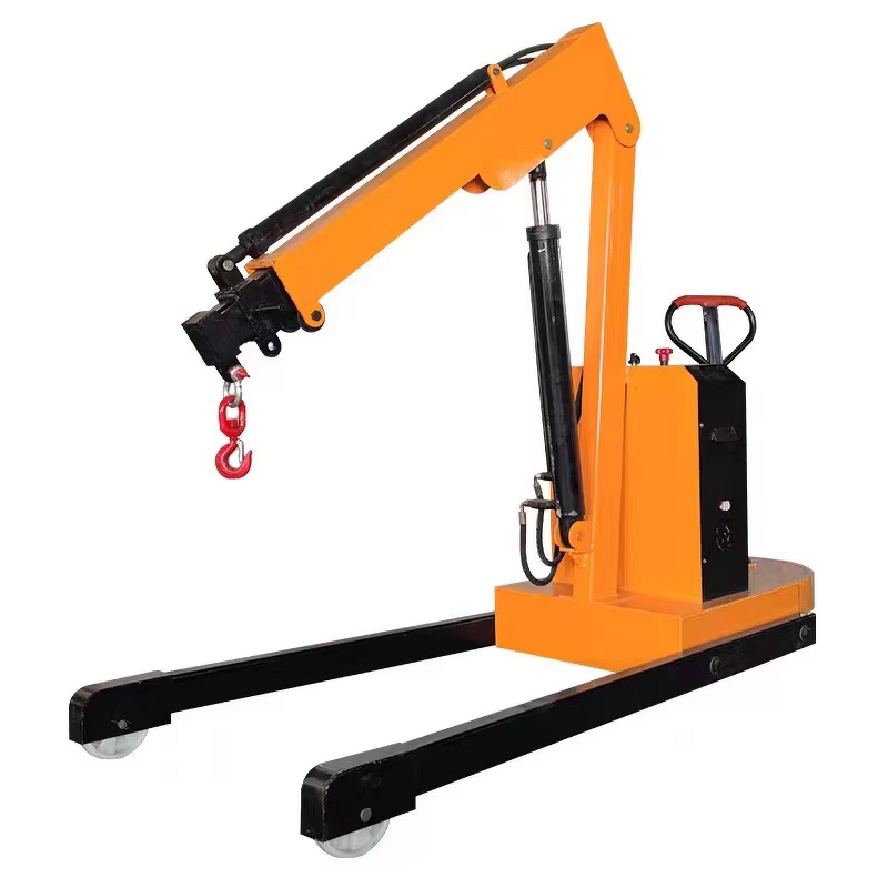 Electric Walking Crane Manufacturer - Folding Removal Stacker Factory