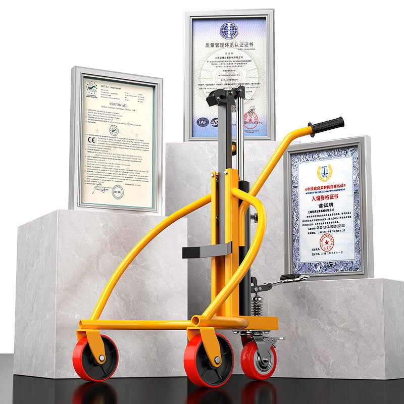 Oil Drum Truck Factory - 350kg 3-wheel Hydraulic Eagle Clamp