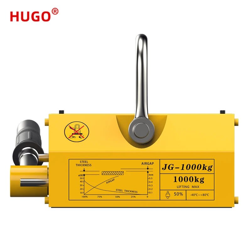 Magnetic Crane Hoist Supplier - 500kg-2ton Handheld Permanent Magnet