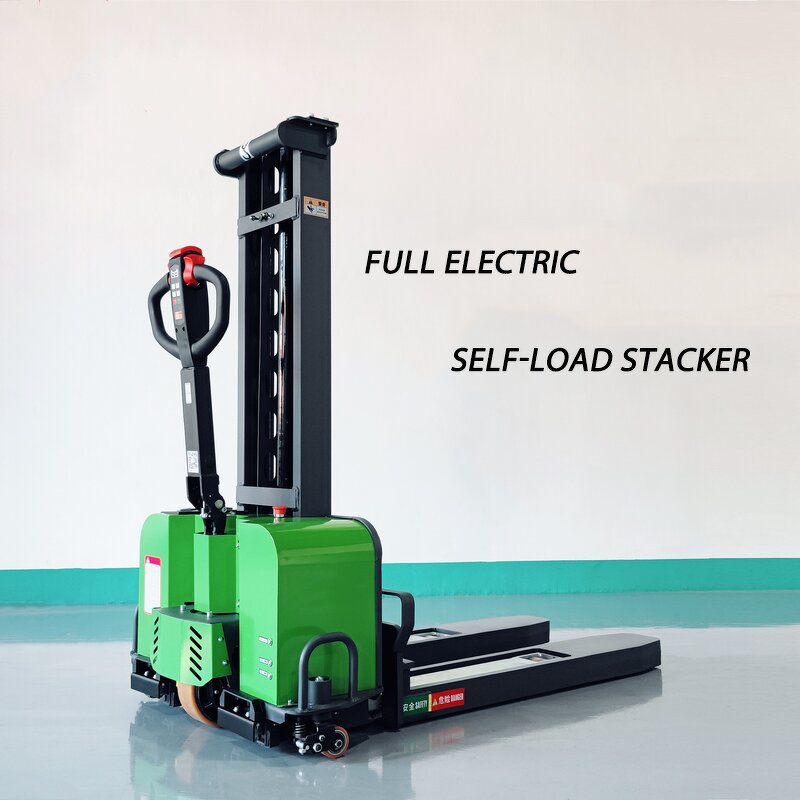 Self Load Pallet Truck Factory - 1000kg Full Electric Stacker