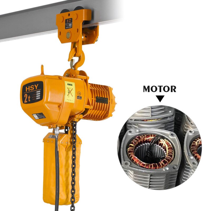 Electric Chain Hoist Manufacturer - 1-15 Ton Monorail Construction Hoist