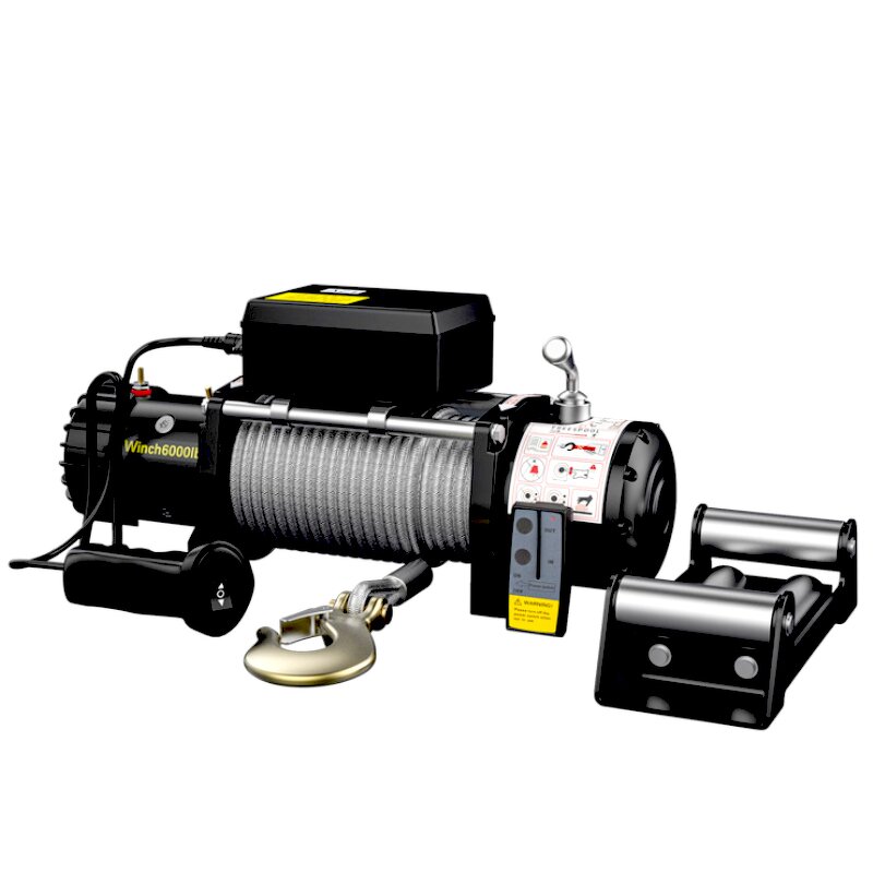 Electric Winch Supplier - Portable 12000Lbs 220V 4X4 Winch