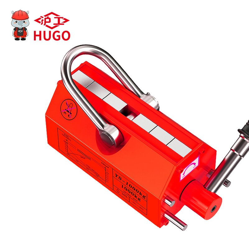 Permanent Magnetic Lifter Factory - 400kg Hand Held Plate Lifting Magnet