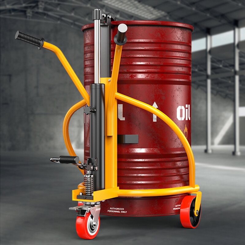 Drum Handling Cart Factory - Hydraulic Oil Drum Lift Stacker