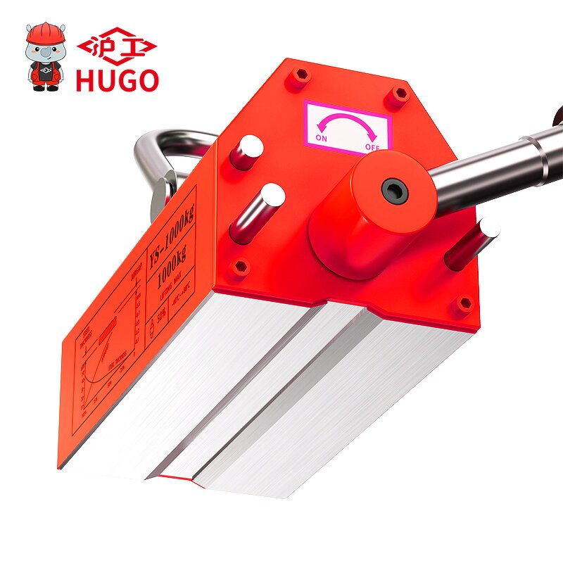 Permanent Magnetic Lifter Factory - 400kg Hand Held Plate Lifting Magnet