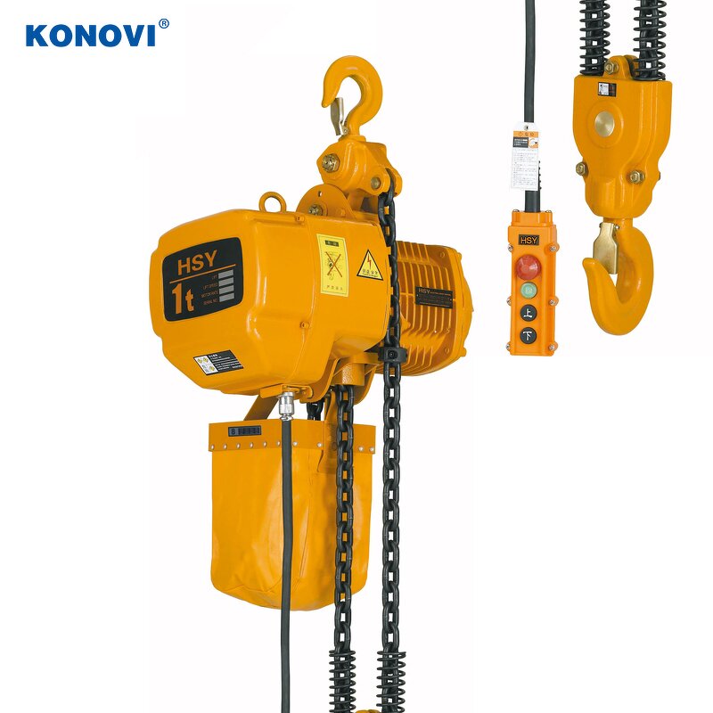 Electric Chain Hoist Supplier - 2 Ton Hoist with Trolley Factory