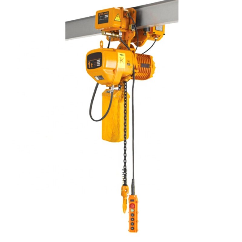 Electric Chain Hoist Factory - 1-2 Ton Trolley Track Hoist