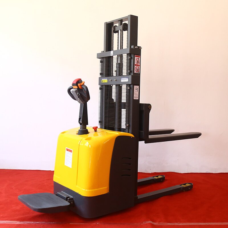 Stand Up Electric Forklift Manufacturer - 1 to 2 Ton Warehouse Stacker