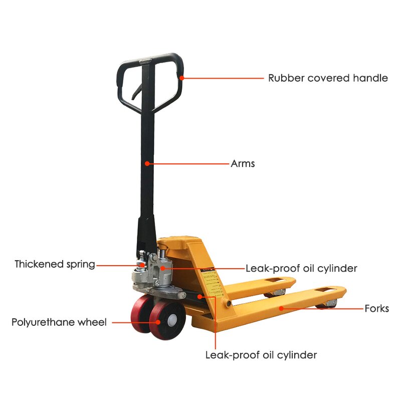 Manual Hand Pallet Truck Factory - 2 to 5 Ton Hydraulic Pallet Jack