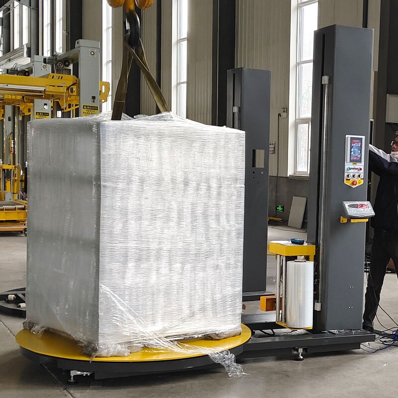 Pallet Film Wrapping Machine Manufacturer - AC Motor 1650mm Pre-stretch