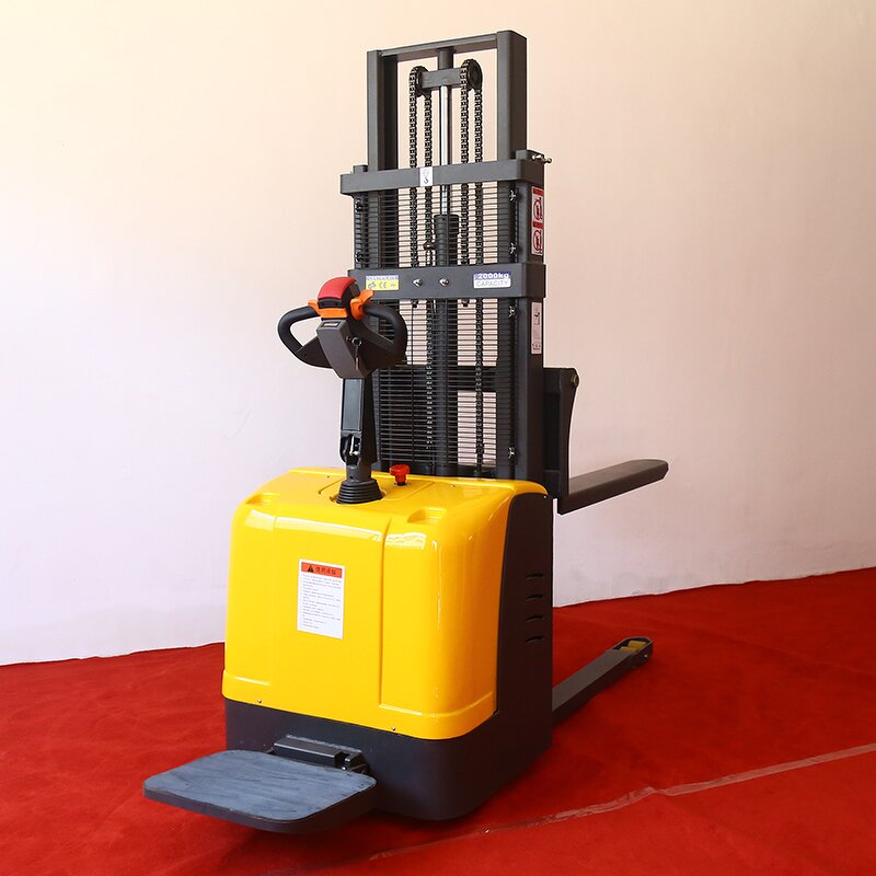 Stand Up Electric Forklift Manufacturer - 1 to 2 Ton Warehouse Stacker